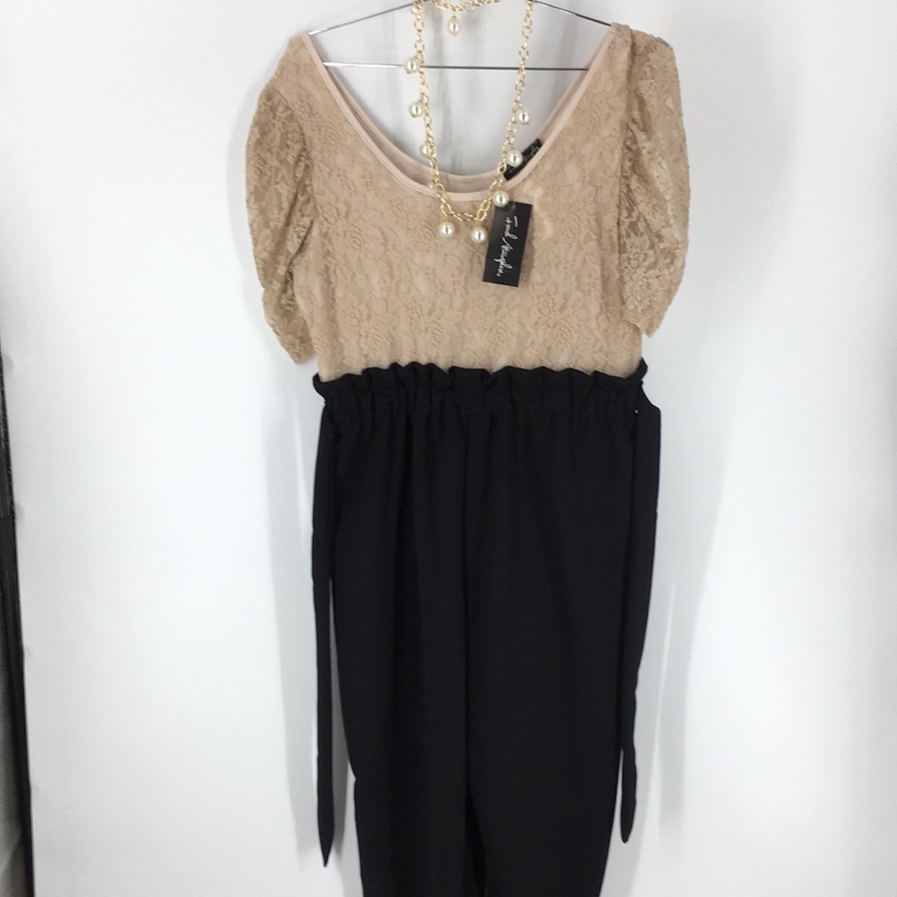 French Atmosphere Jumpsuit NWT (0609)